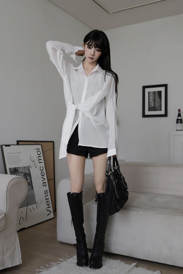 Soft Heather Loose Shirt