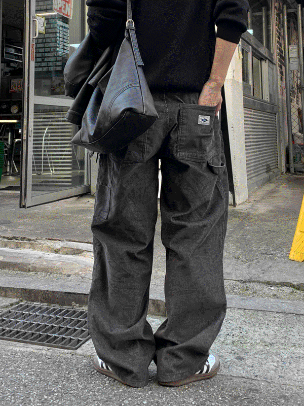 WHAT A LOOK（ワット ア ルック）の「Patch corduroy carpenter denim（Pants）」