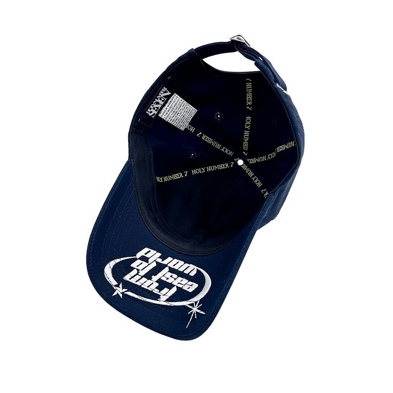 HOLYNUMBER7 X DKZ SIMPLE BALL CAP_NAVY