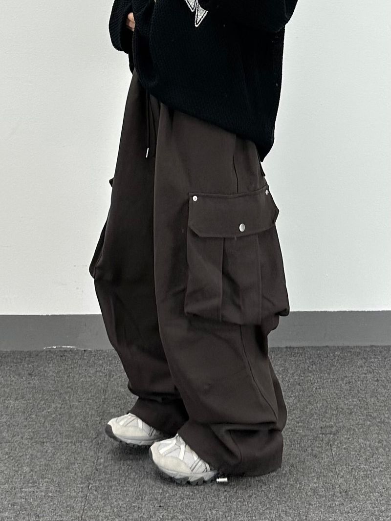 dart cotton cargo pants