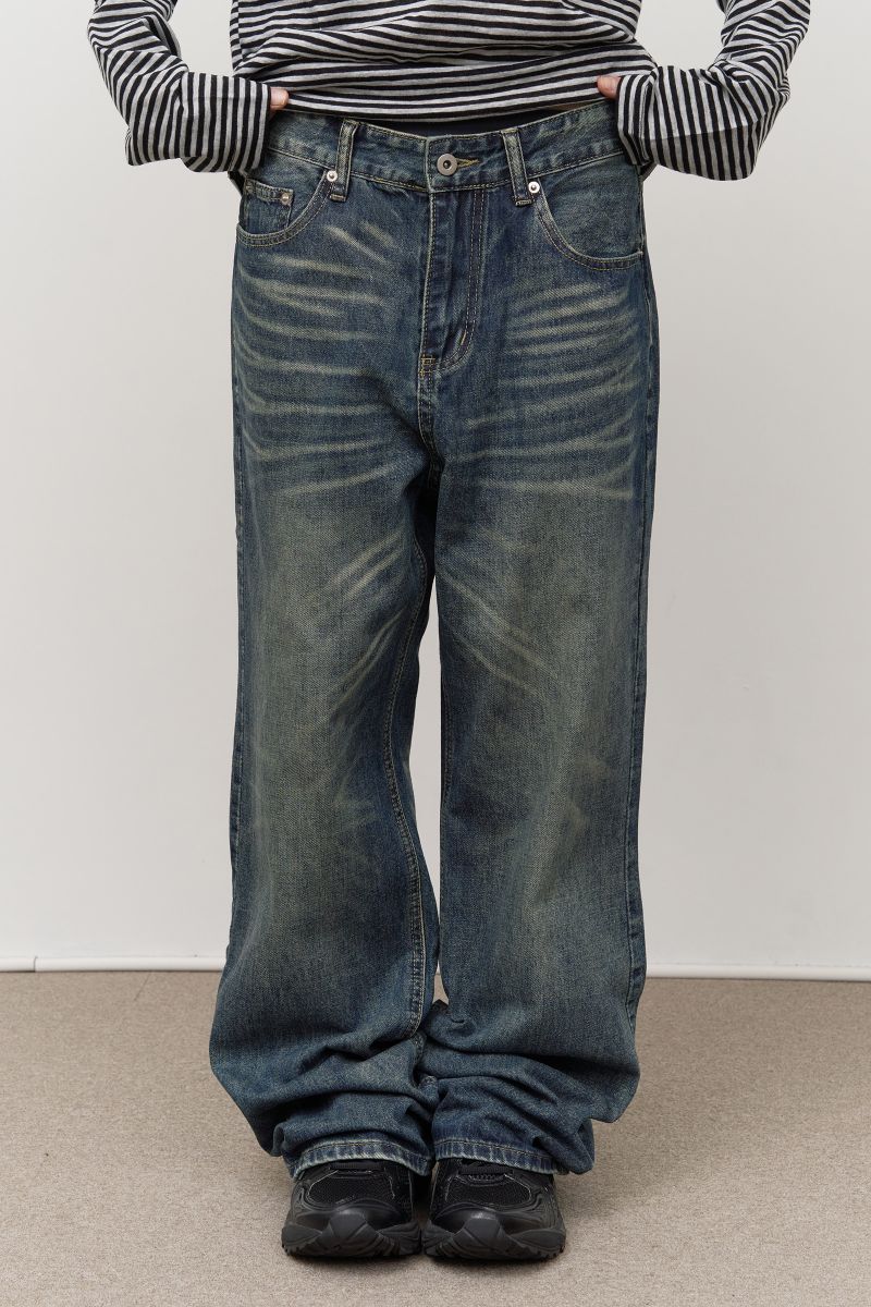 Flask Crack Denim
