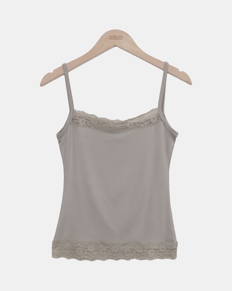 Theple Lace Strap Sleeveless Top