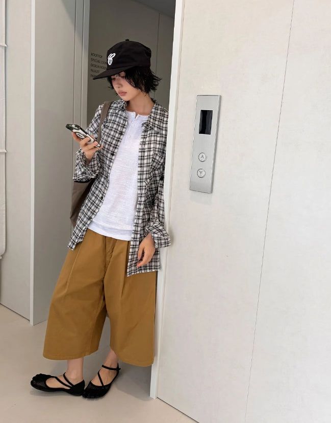 TWO-POCKET CHECK SHIRT