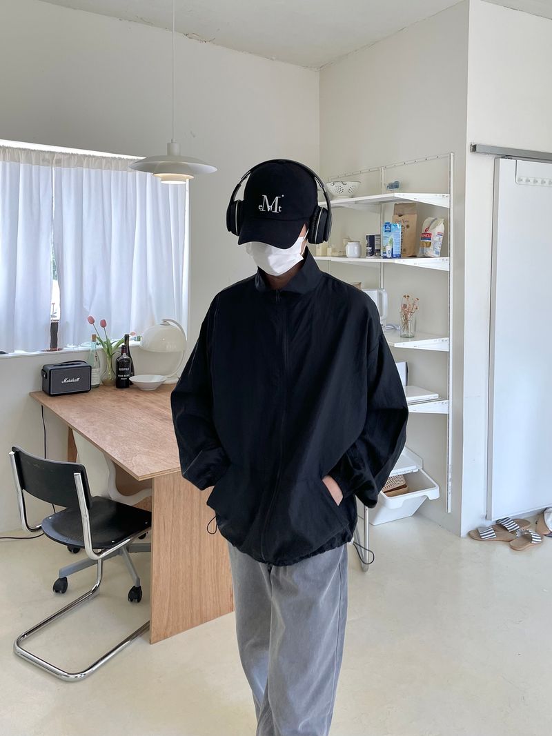 Balloon loose fit windbreaker JK