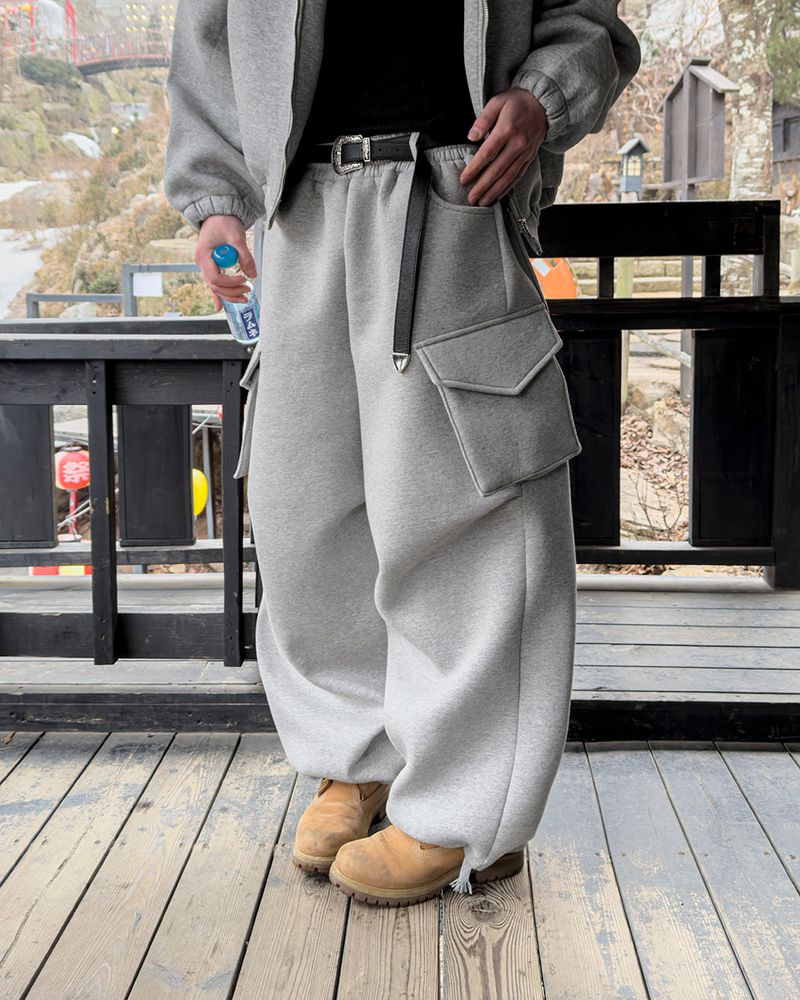 Neo Bonded Cargo Belt Sweat Pants