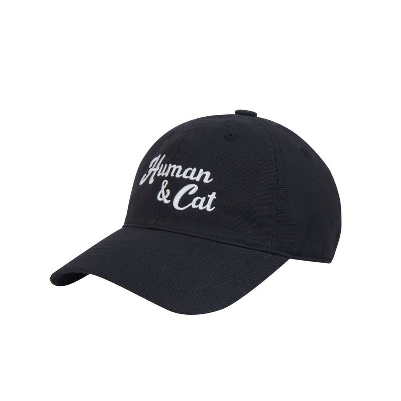 Human & Cat(ヒューマン&キャット)の「HUMAN AND CAT BALL CAP_BLACK(Hats)」