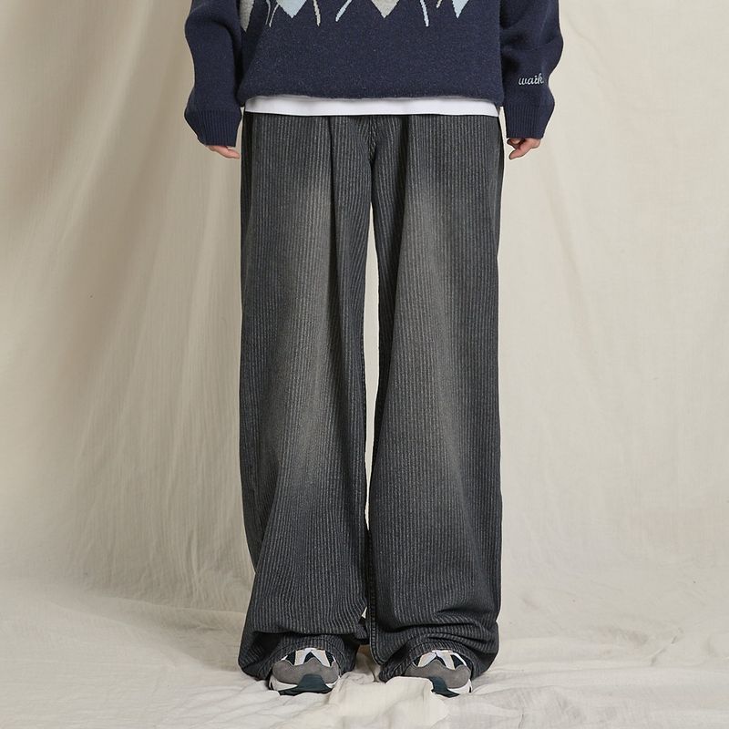 Corduroy Denim Pants