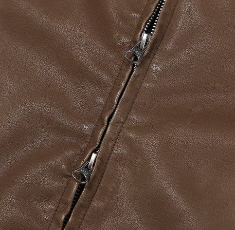 Kien Vintage Trackline Leather Jacket