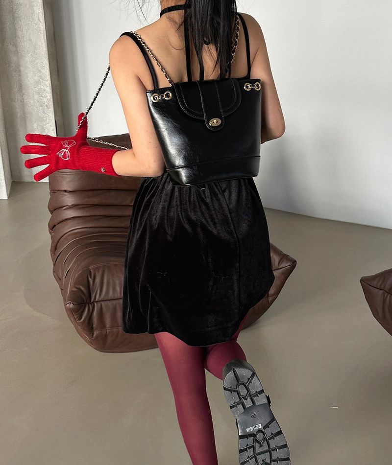 Chain Mini tote & Backpack