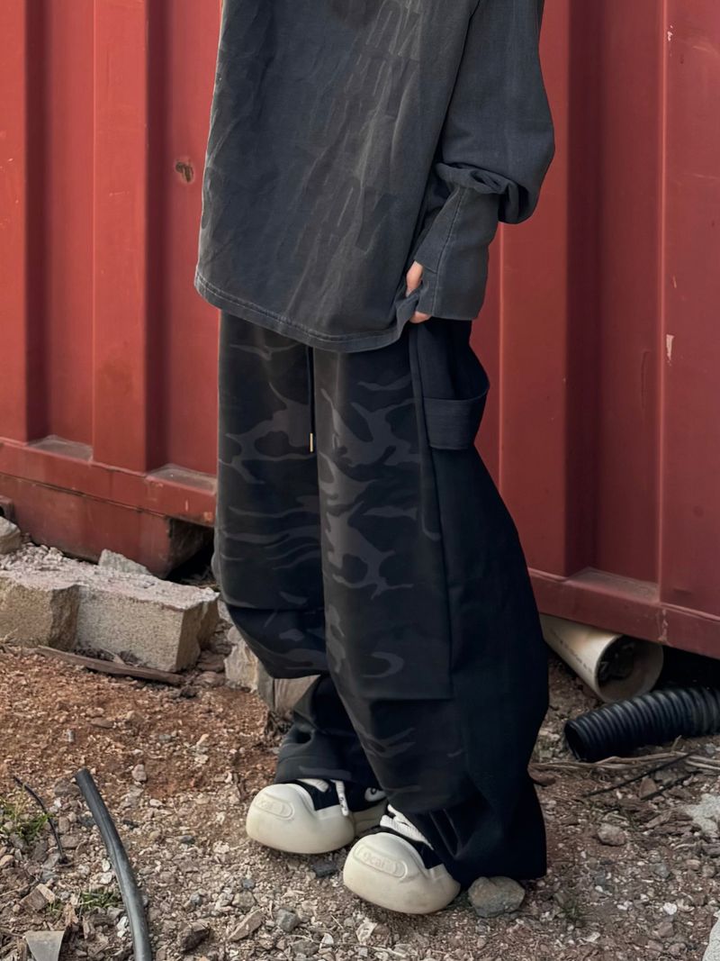 camo panel hammer pants