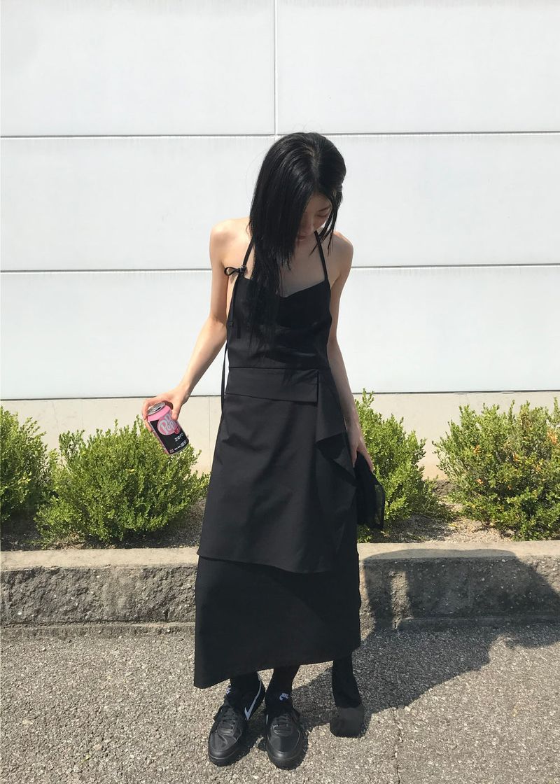 WOOHWA（ウファ）の「HALTER DRAPE OPS（Dresses）」