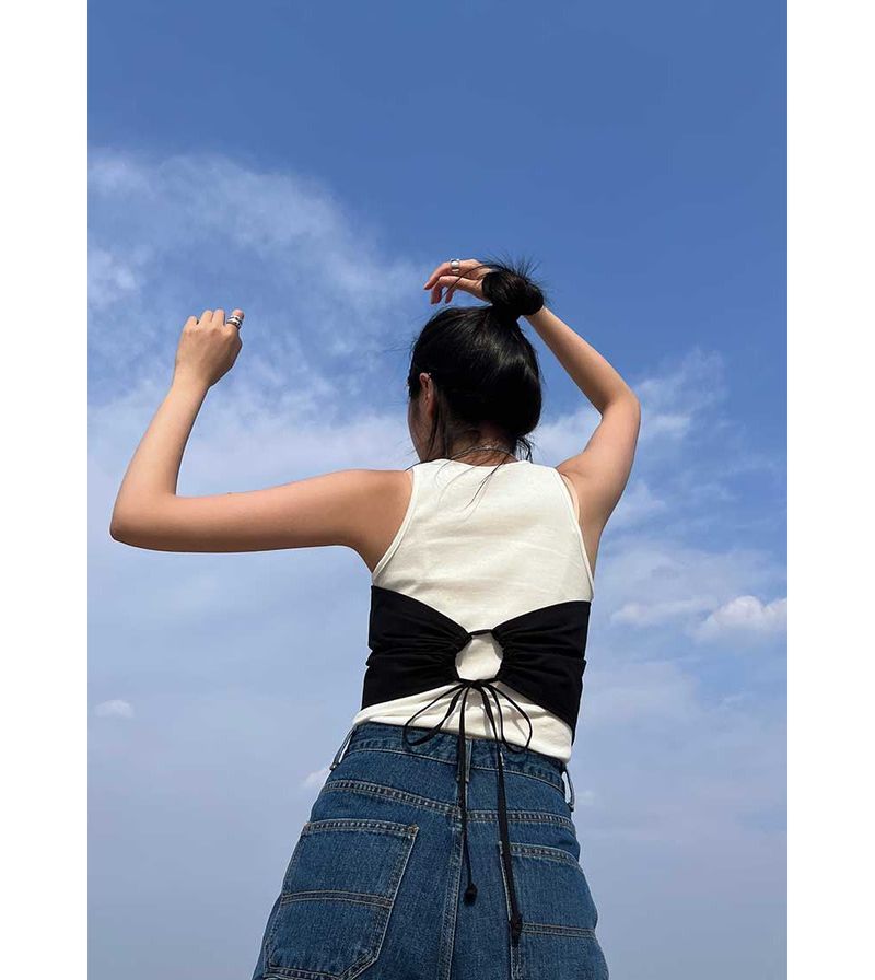SHIRRING COTTON TOP