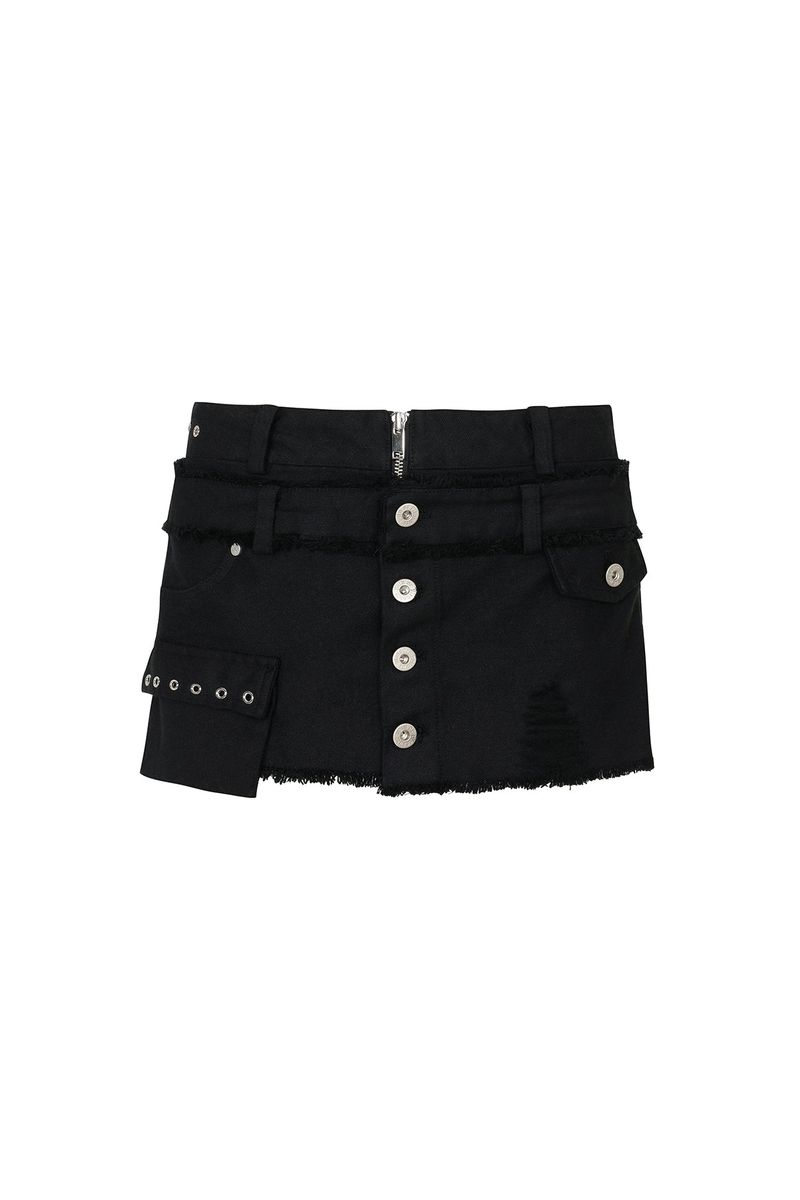 DUSK LAYERED SKIRT black