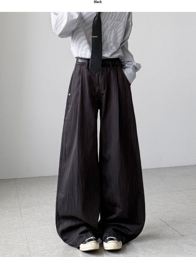 Shiny Stripe Balloon Pants