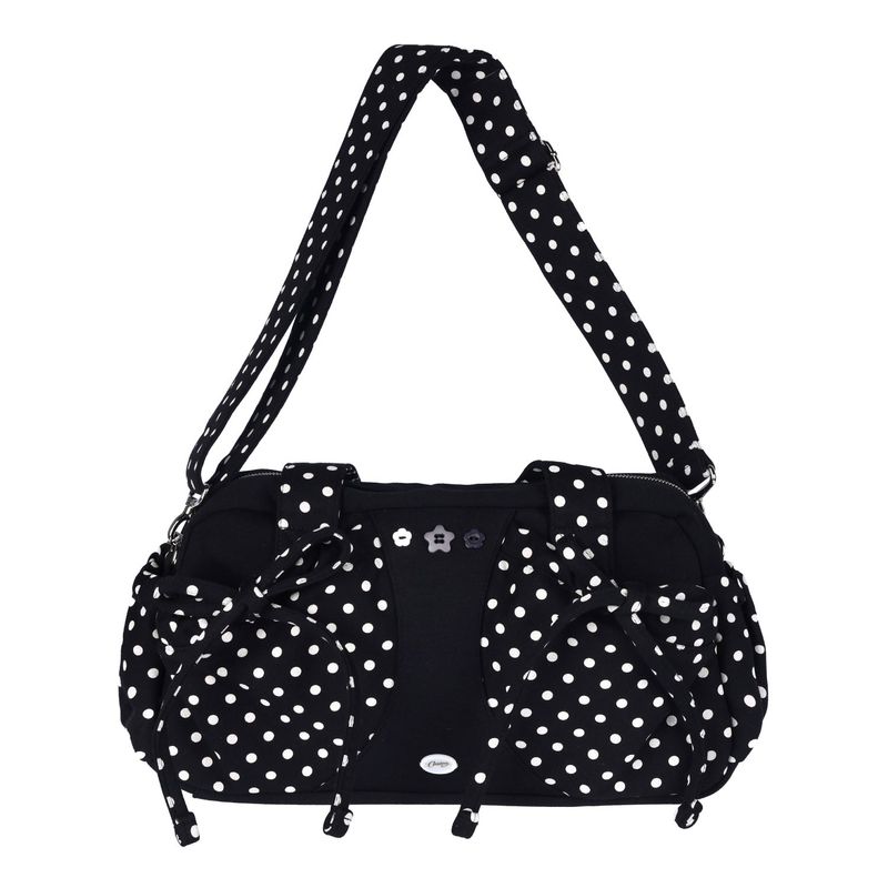 Dot button bag_black