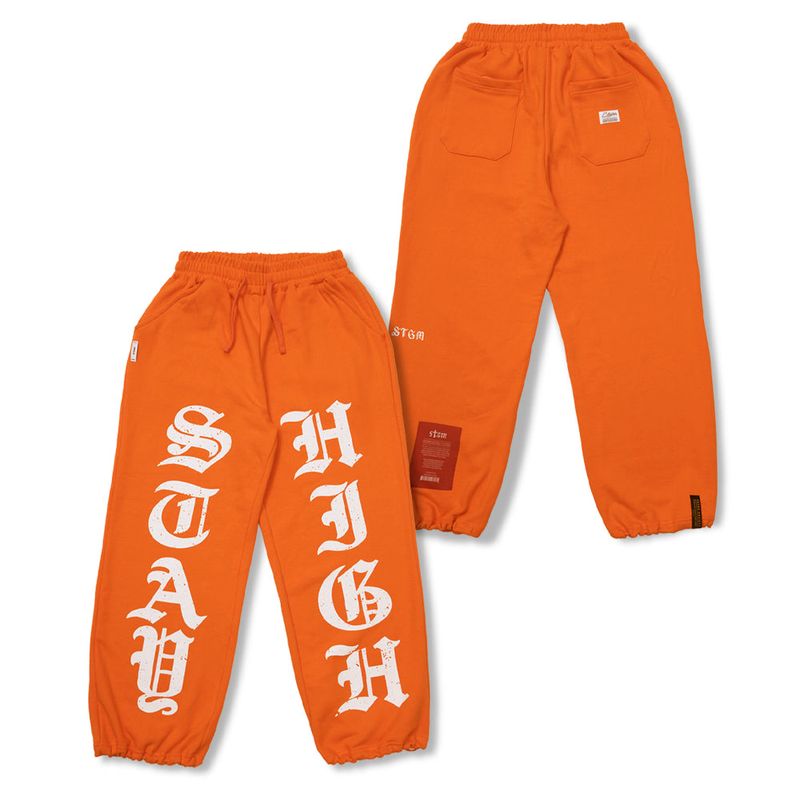 STIGMA（スティグマ）の「Stay High Wide Jogger Pants Black / Orange（Pants）」