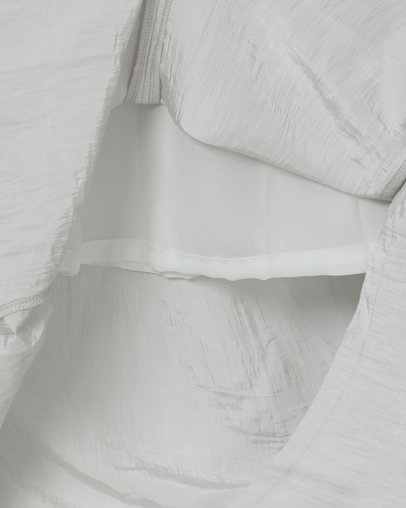 Ribbon wind set-up skirt [ light grey ]