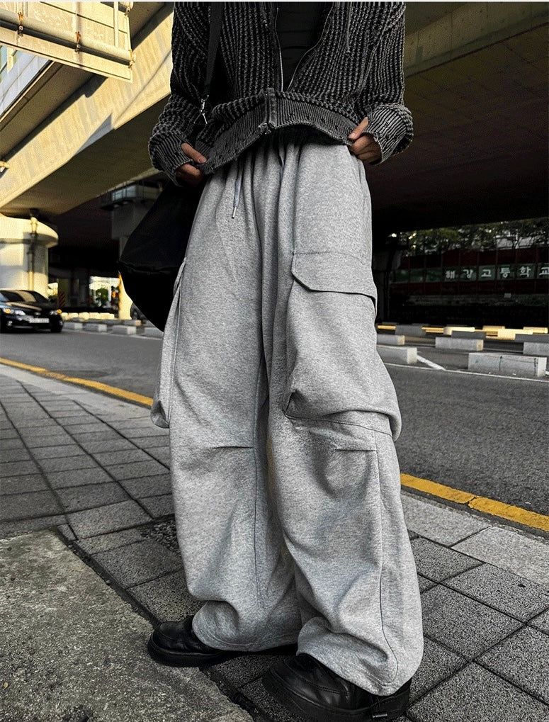COSYHARU(コシハル)の「Catrit Cargo Pocket Wide Sweatpants(Pants)」