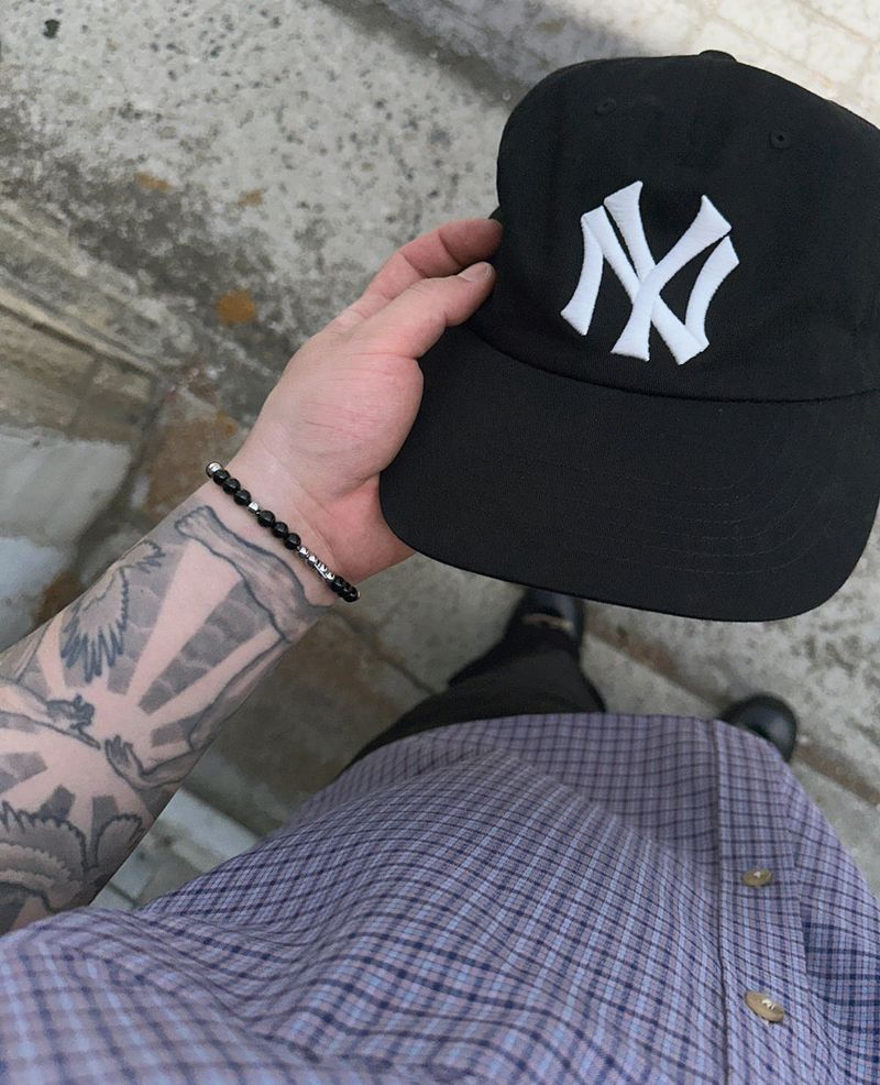 HOLY IN CODE(ホーリーインコード)の「No.1727 black onyx & steel bracelet(Accessories)」
