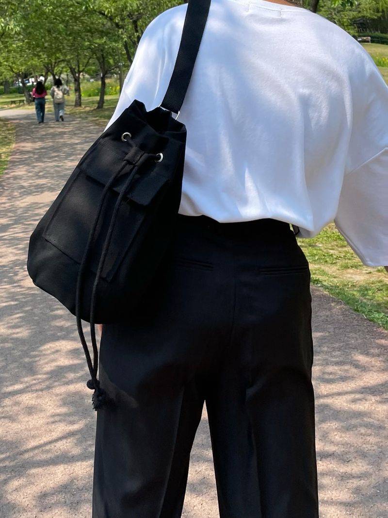  MINE MINMAL TWO TUCK WIDE SLACKS(3COLOR)