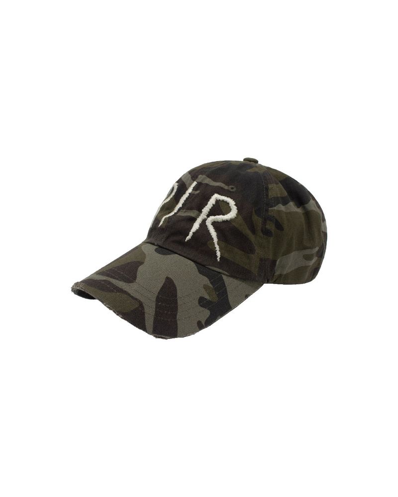 RIR DESTROYED WASHED CAP (CAMO)