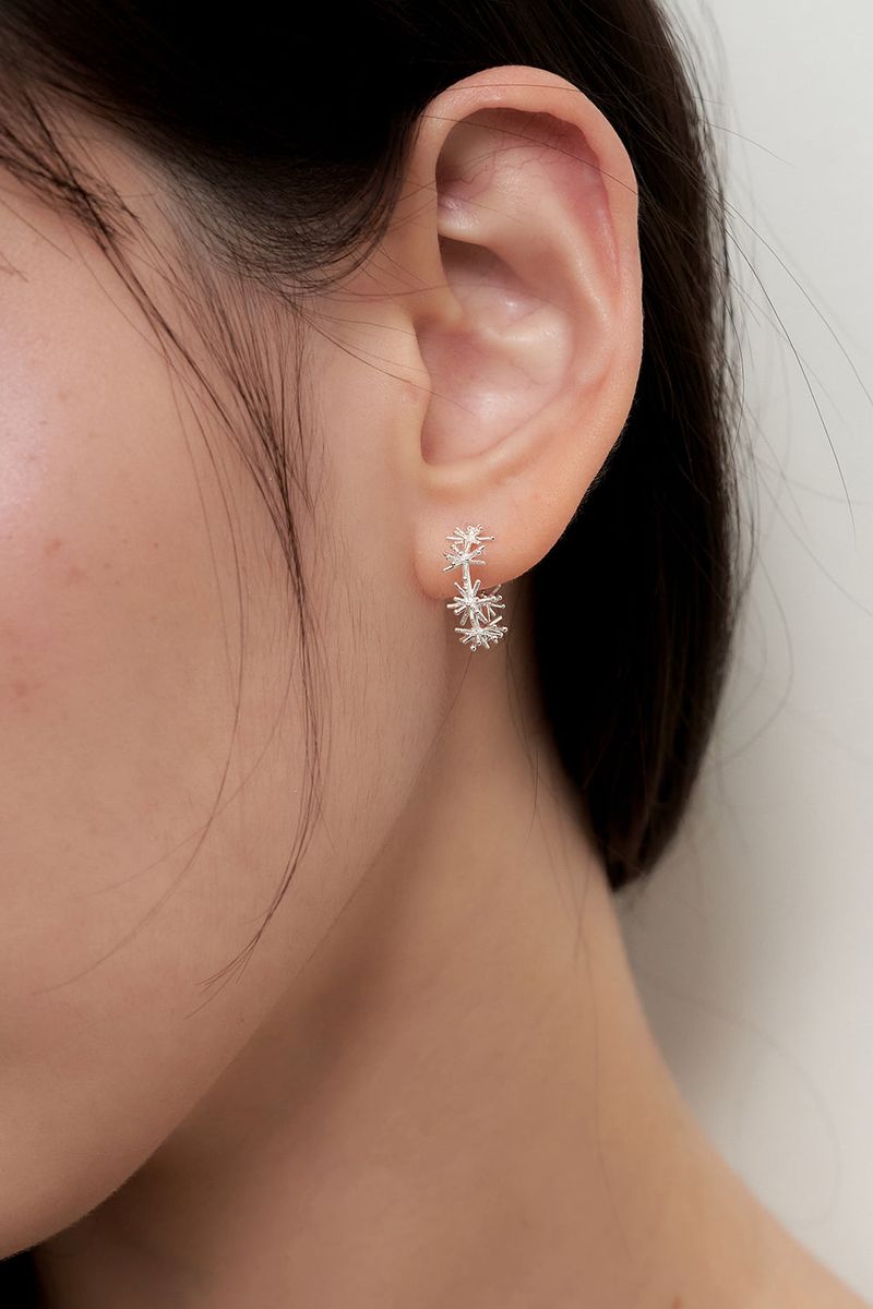 [silver925] dandelion earring - silver