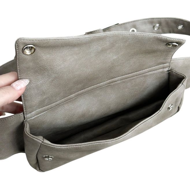 For Leather Pouch Belt Bag