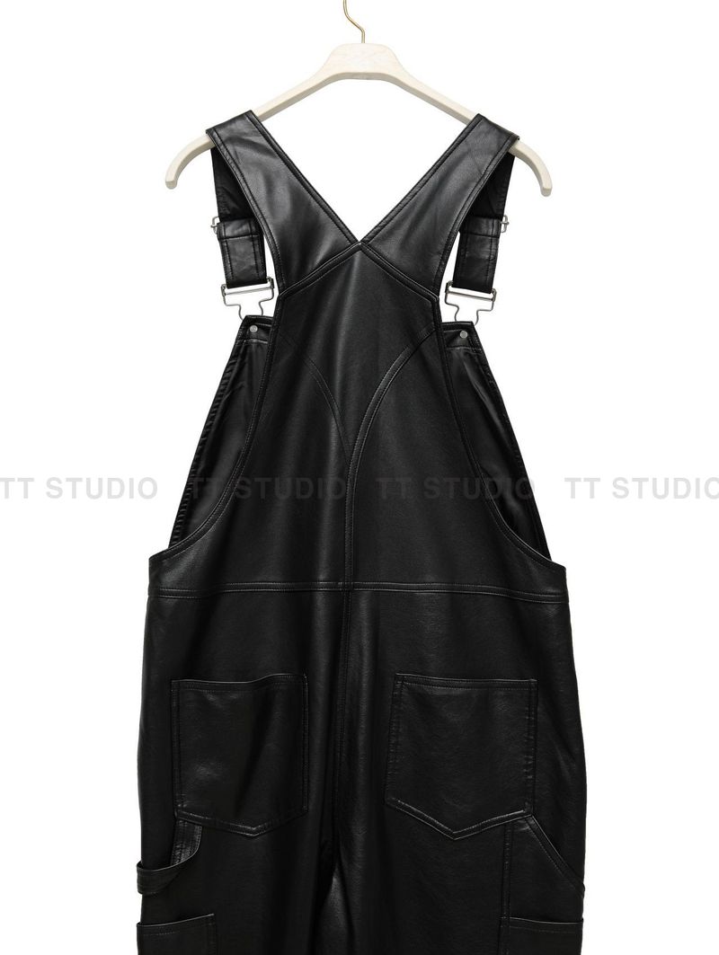 Leather overalls