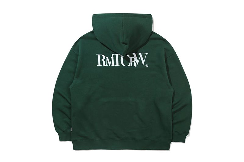 RECENT LOGO HOODIE_GREEN