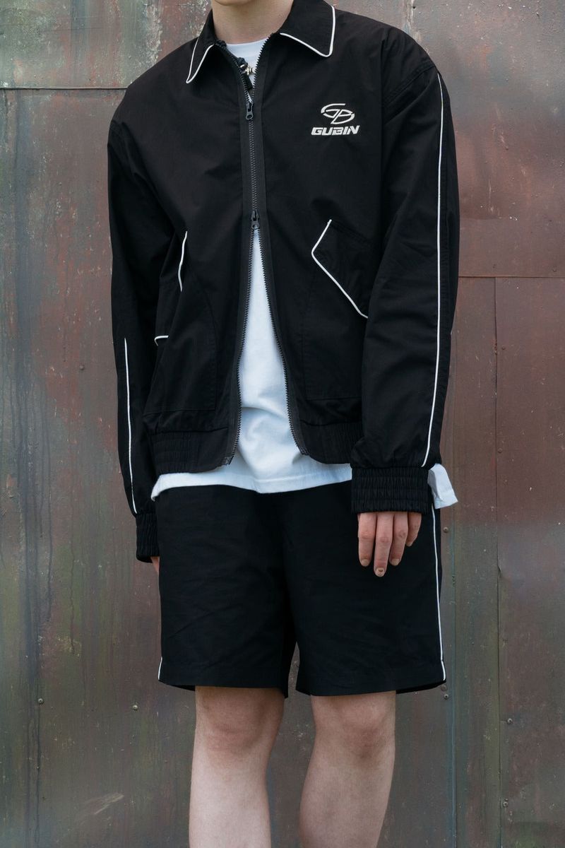 GUBIN（グビン）の「PIPING BLOUSON SET - PANTS (BLACK)（Pants）」