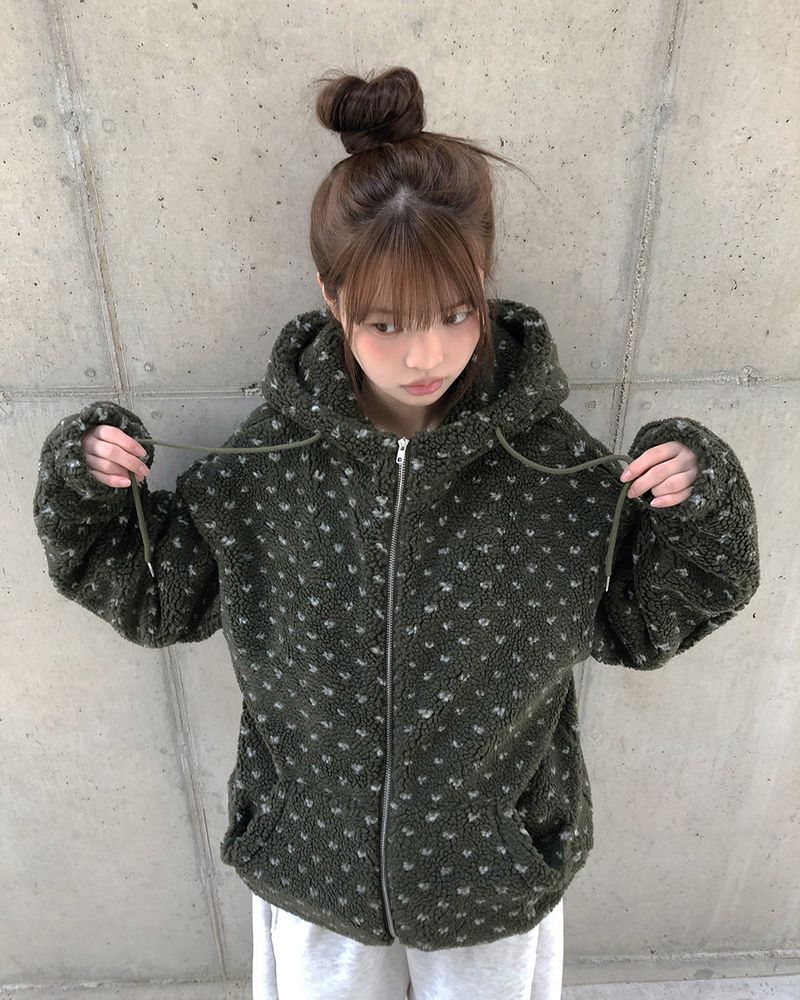 WONDER WONDER（ワンダーワンダー）の「Chua Fleece Shearling Zip-Up Jacket（Jackets/Outerwear）」