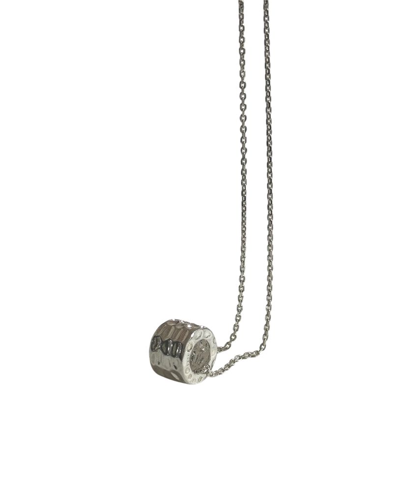 Zen ring necklace (silver)