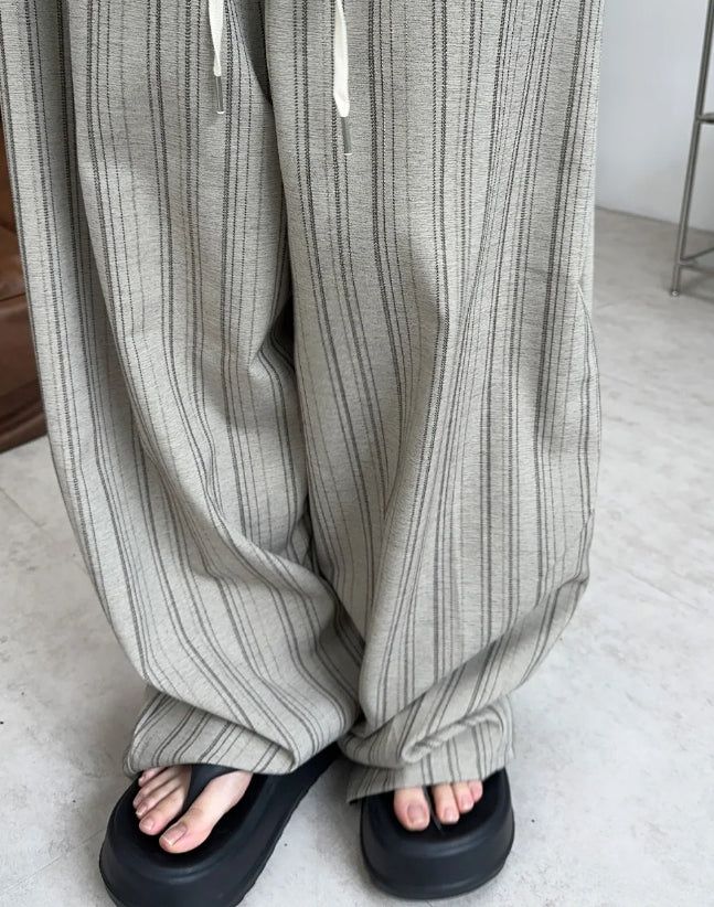 Pierre Striped Banding Slacks