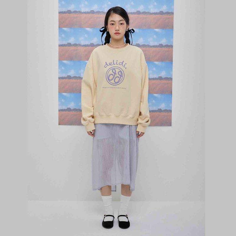 delidi（ディライディ）の「Cheerful logo sweat shirt（Tops）」