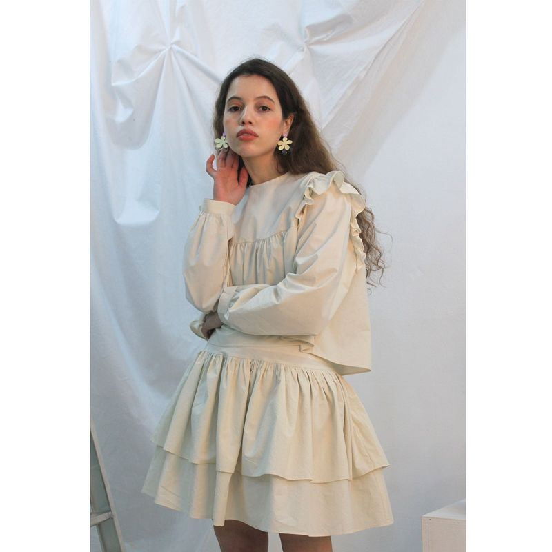 Floria shirring blouse