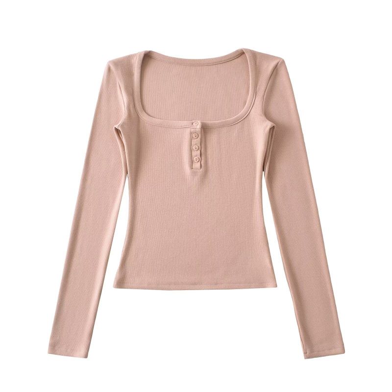 Eline Square Line Knit Top
