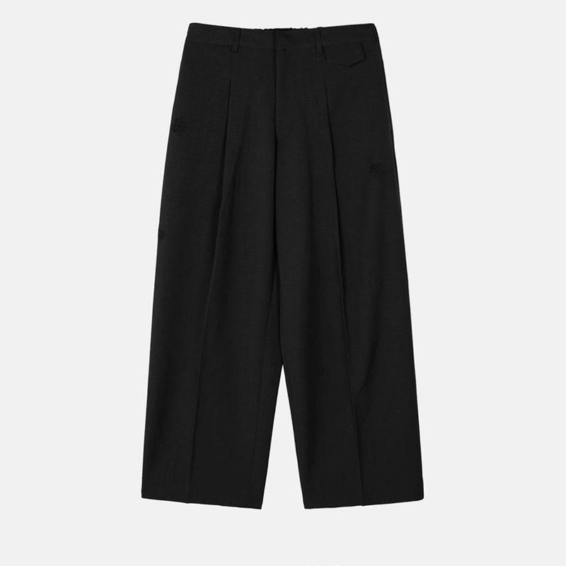 Pleddy Scratch Wide Banding Slacks (2color)