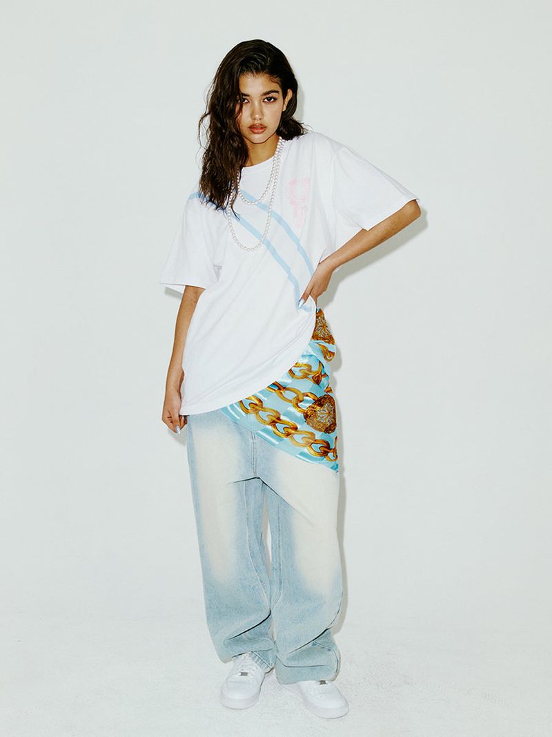 SASH TEE WHITE