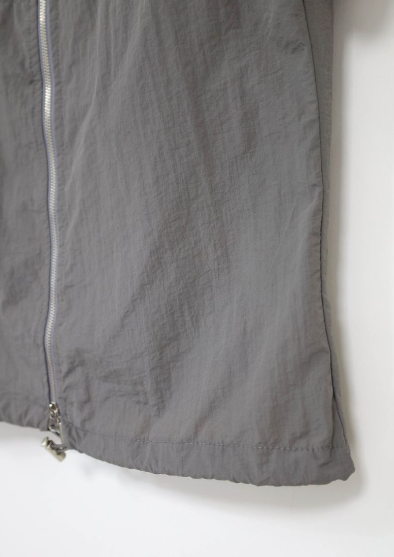 slim puff zip-up