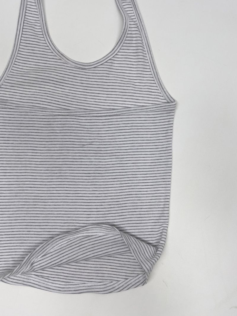 Striped Halterneck Sleeveless
