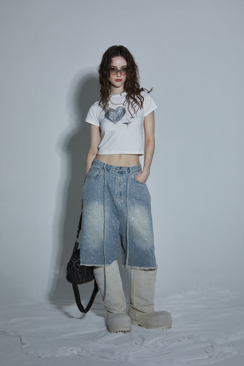 DIA BERMUDA PANTS -LIGHT BLUE