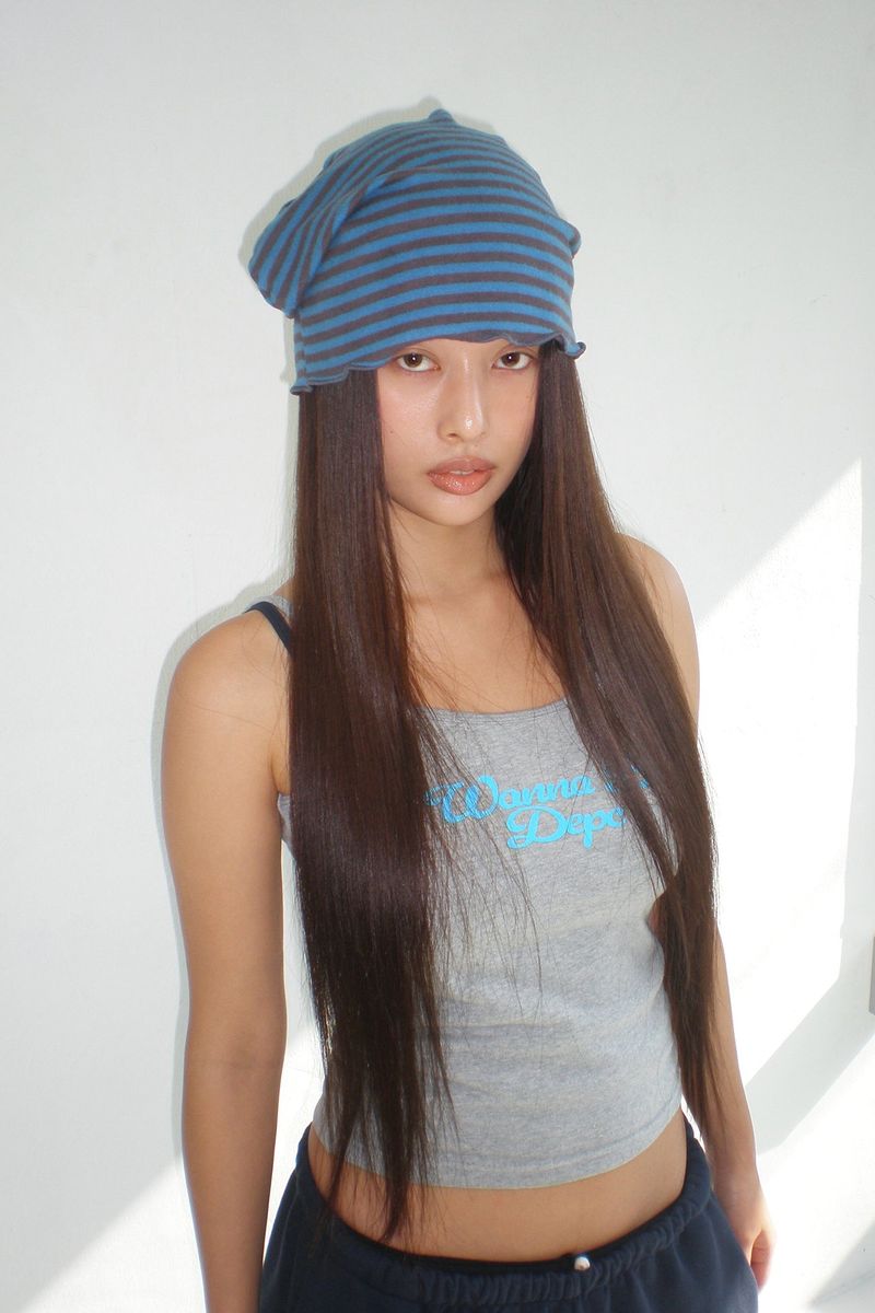 STRIPE BEANIE (3COLORS)