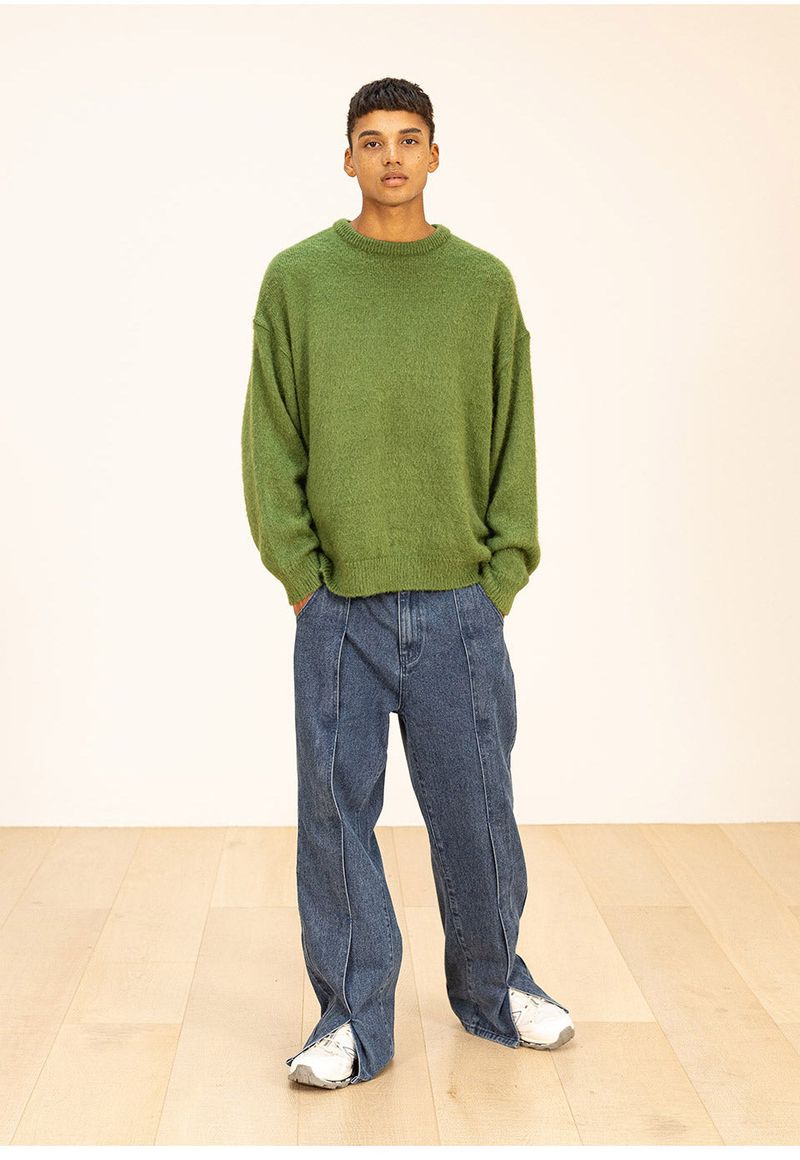 WOOL SOFT MOHAIR OVERSIZED KNIT