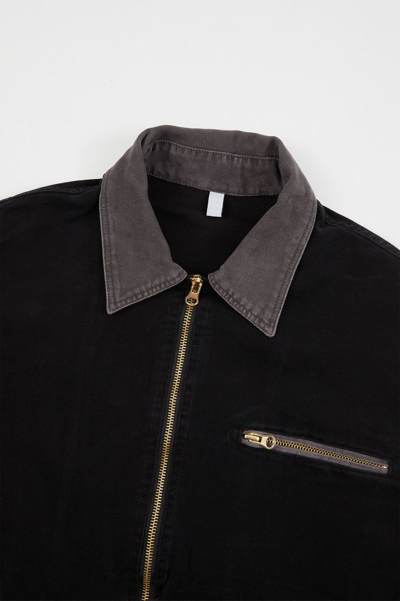 Oxford vintage zip-up work jacket