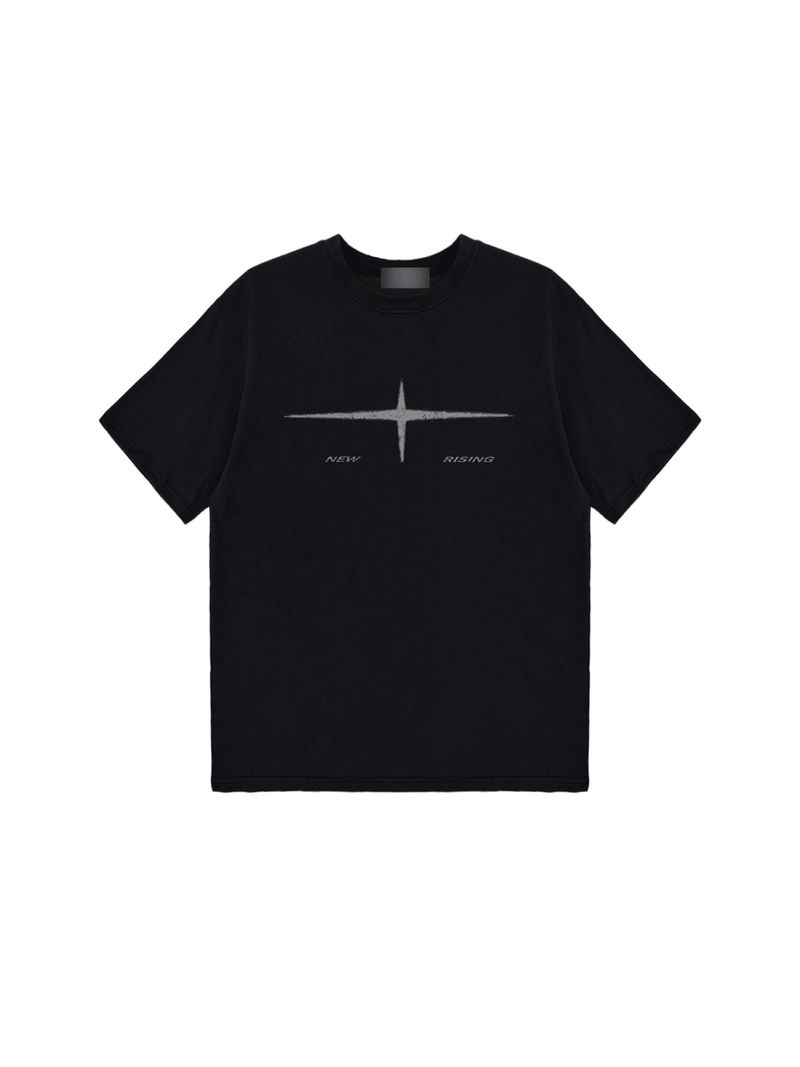 Rising lettering short sleeve T 3C