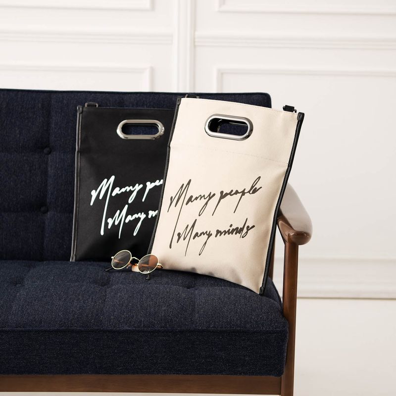 Organic Cotton x Apple Leather Record Bag