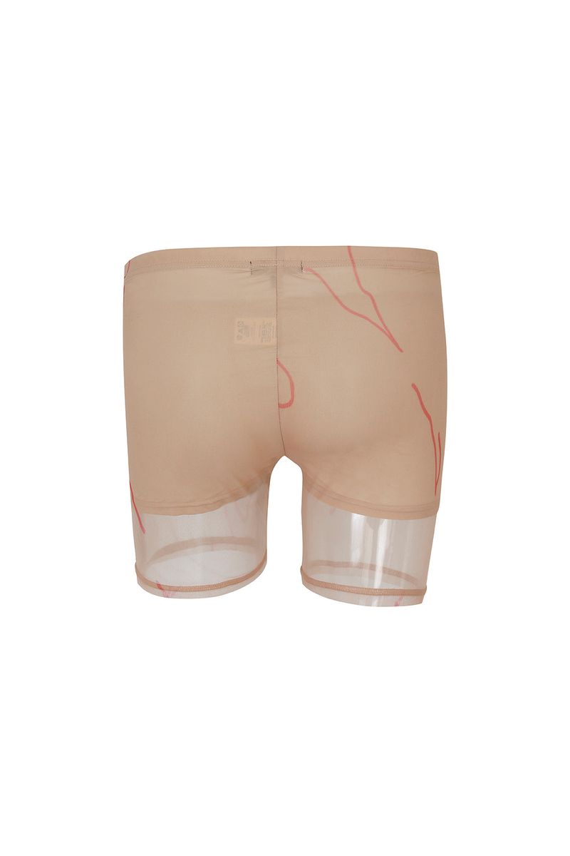 [MADE] SEE-THORUGH LINE DRAWING LEGGINGS BEIGE