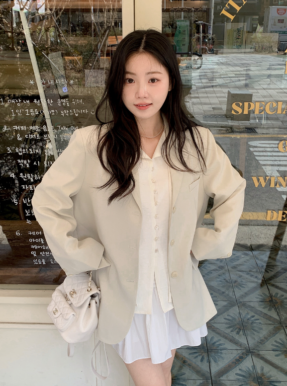 #DZ Classic Tailored Overfit Jacket (2color)