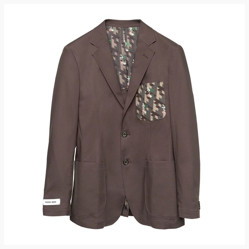 BROWN BLAZER JACKET