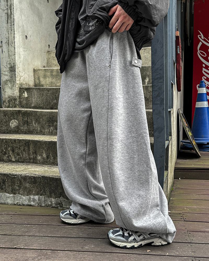 Miju Side Snap Balloon Sweat Pants